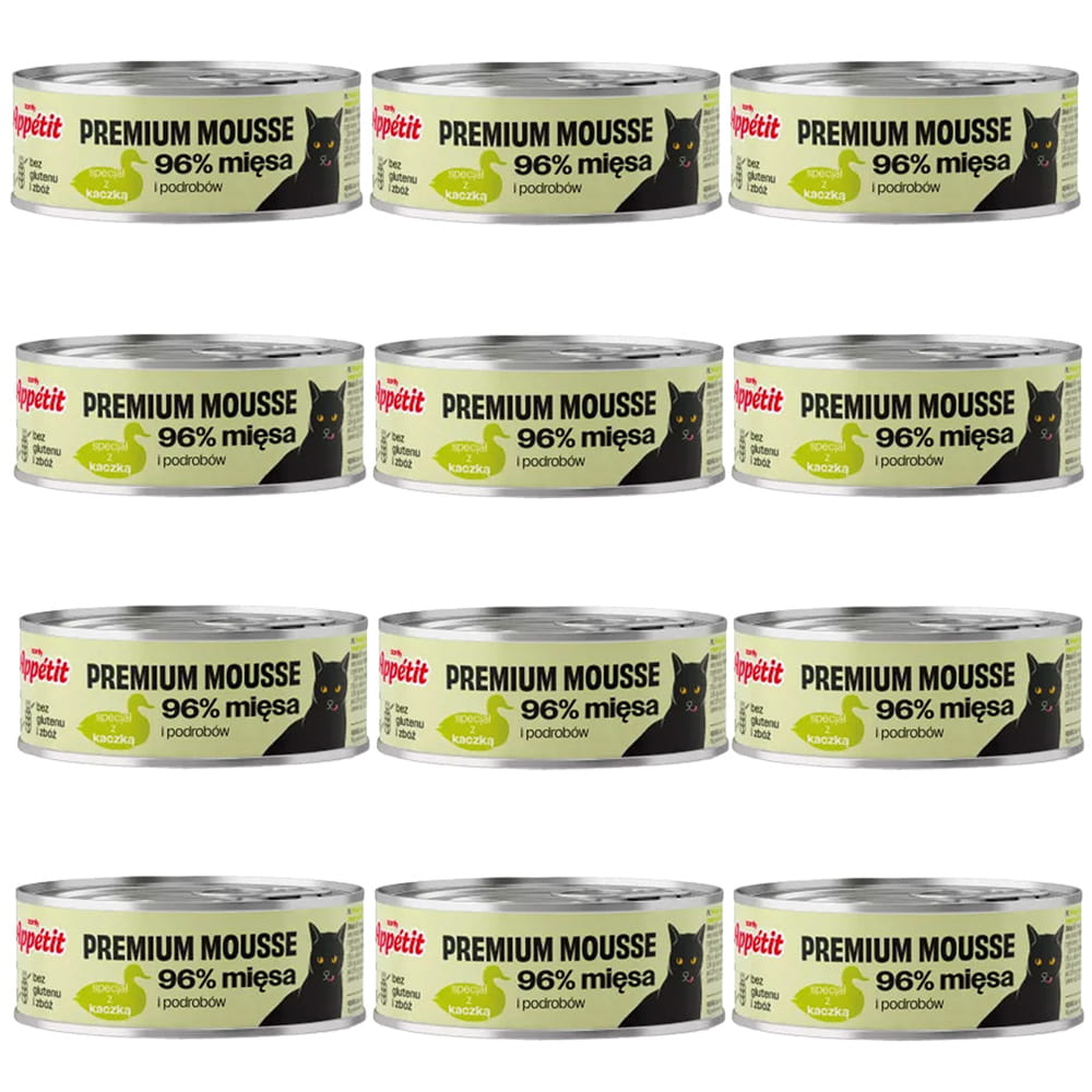 Comfy Appetit Premium Kaczka Kot Karma Mokra Dla Kota w Musie 85g